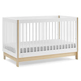 GAP babyGap Tate 4-in-1 Convertible Crib – Greenguard Gold Certified, Bianca White/Natural